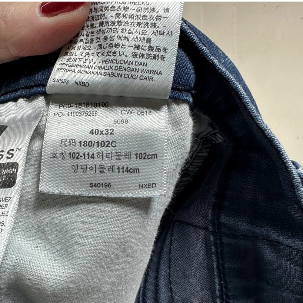 Levi's 541 Athletic Fit Men's Jeans Blue Denim 40x32 Waterless Stretch - Picture 7 of 8